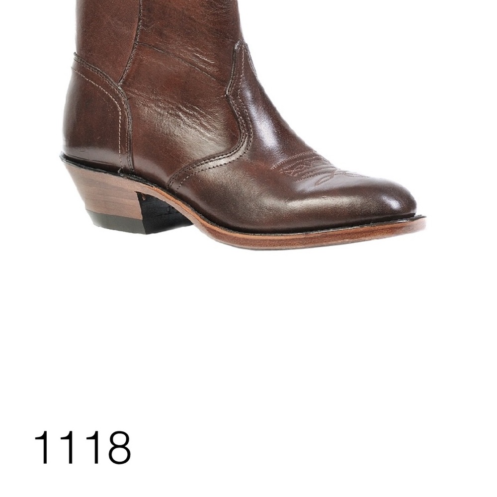 Men's Boulet Brown Leather Western Boots